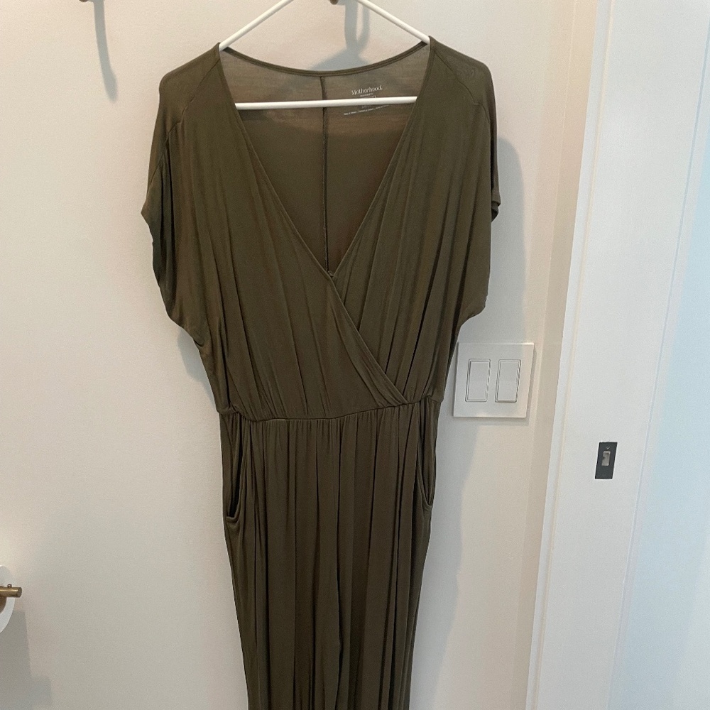 Motherhood Maternity Nursing Jumpsuit